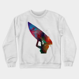 Surfer sport art #surfer #sport Crewneck Sweatshirt